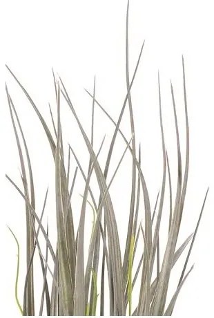 Műdíszítő sötétzöld fűcsomó, 20 x 15 x 50 cm