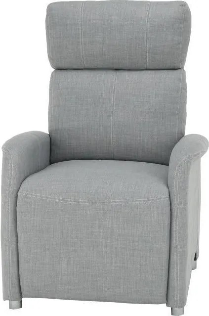 Állítható fotel, szürke szövet, FOREST