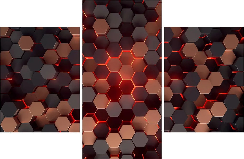 Kép - Futurisztikus absztrakció (90x60 cm)