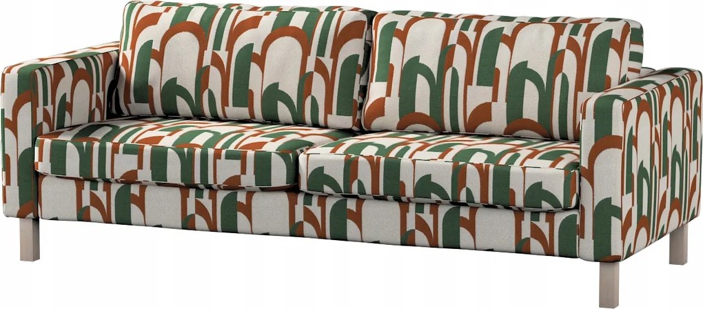 Karlstad 3 személyes kinyitható kanapé huzat Ikea zöld