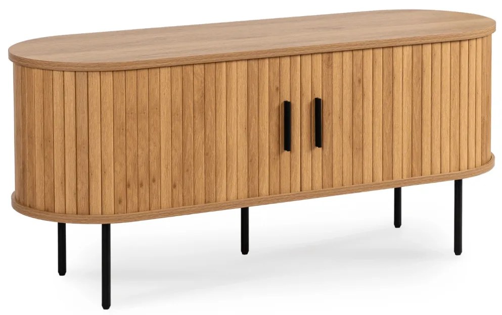 TV állvány tölgy színben. TRISH 120 cm.