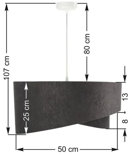 Csillár zsinóron GALAXY 1xE27/60W/230V