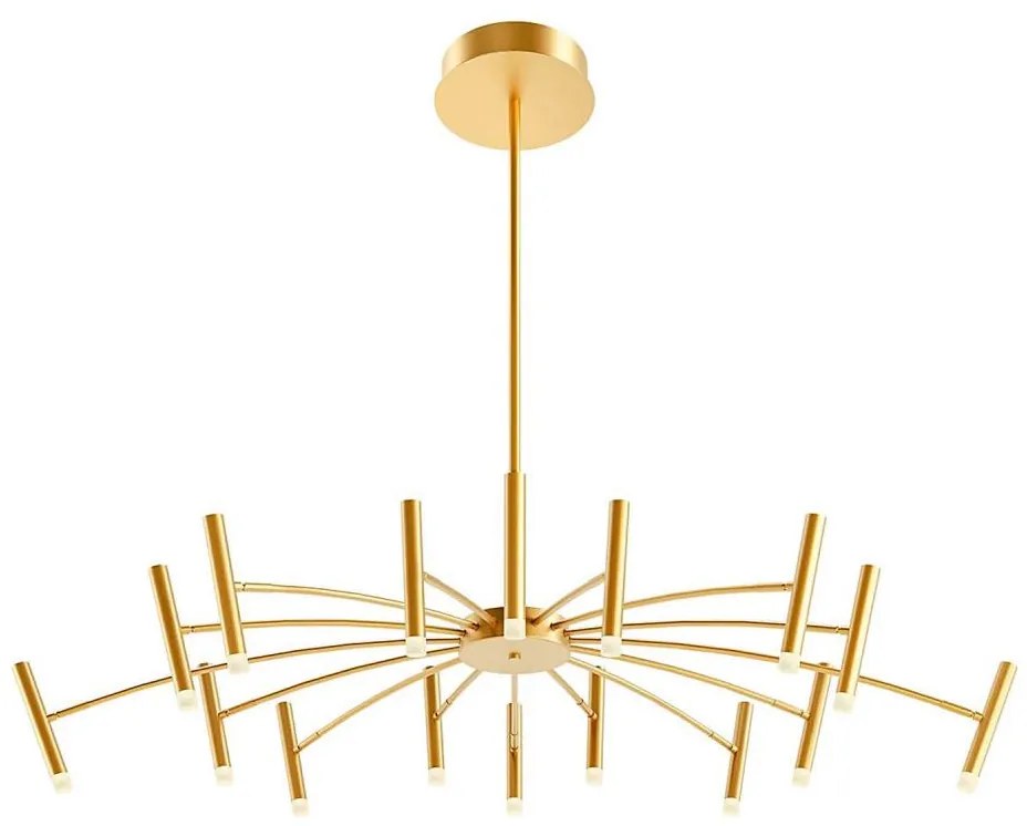 Redo 01-3450 - LED fényerőszabályozható rúdon szerelt csillár RAYEN LED/80W/230V CRI 90 arany