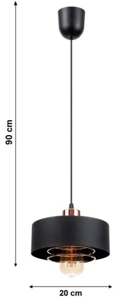 Csillár zsinóron VEST 1xE27/60W/230V