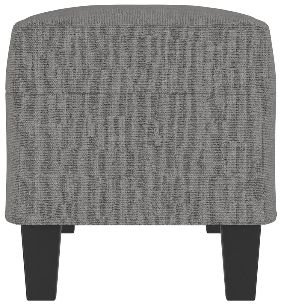 vidaXL sötétszürke szövet pad 100x35x41 cm