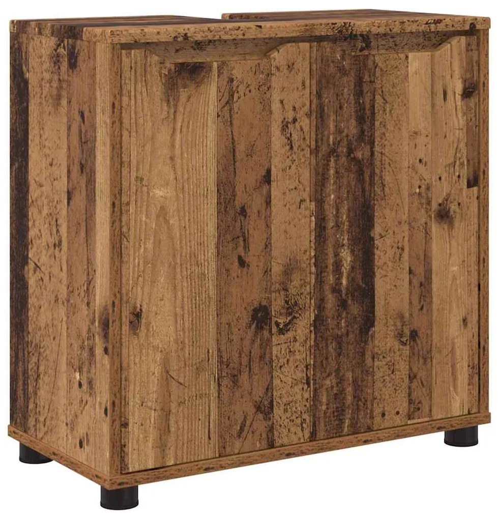 Fürdőszoba mosdószekrény Öreg fa 60 x 30 x 60 cm Faanyag