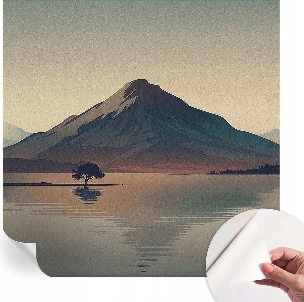 Design fali fotótapéta öntapadós hegyi tájkép 250x250 cm