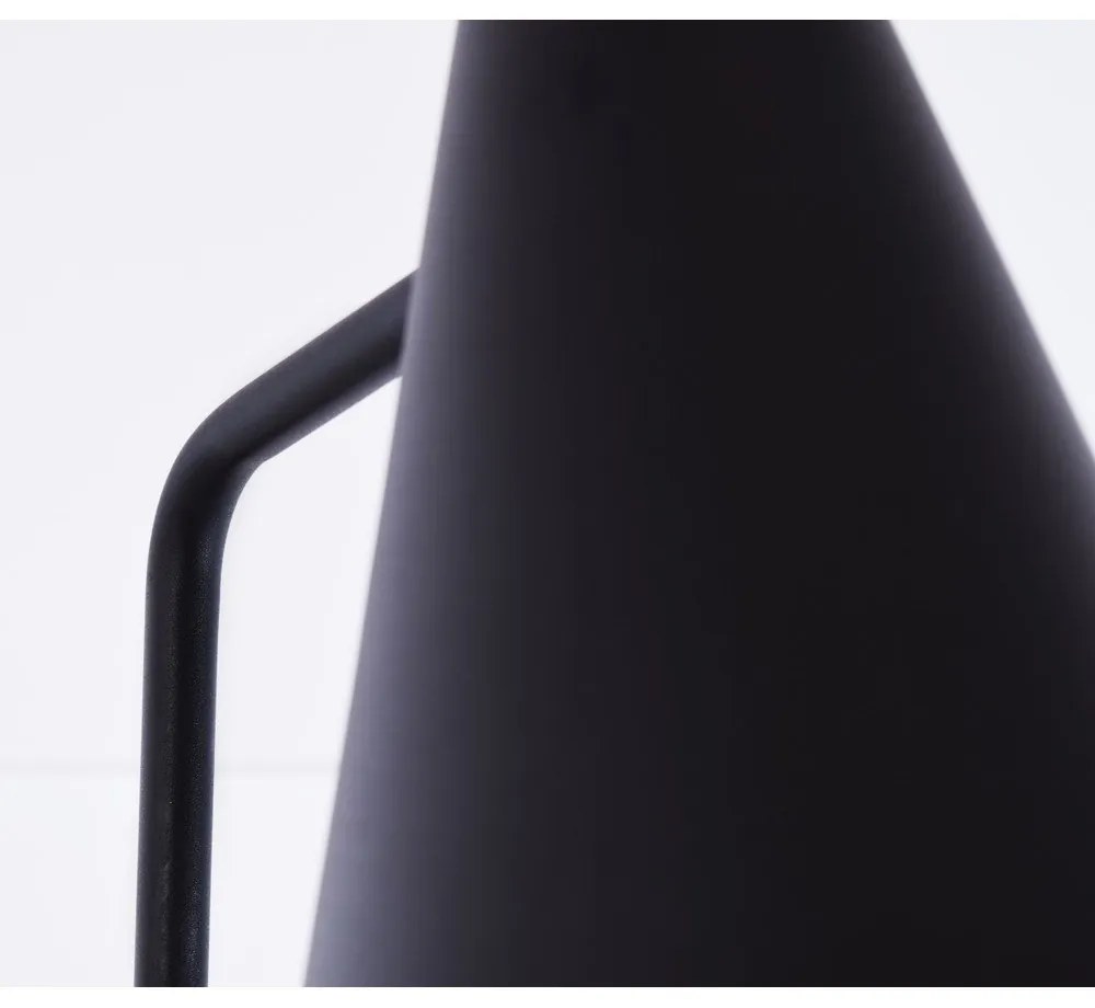 Lisboa fekete asztali lámpa, magasság 45 cm - SULION