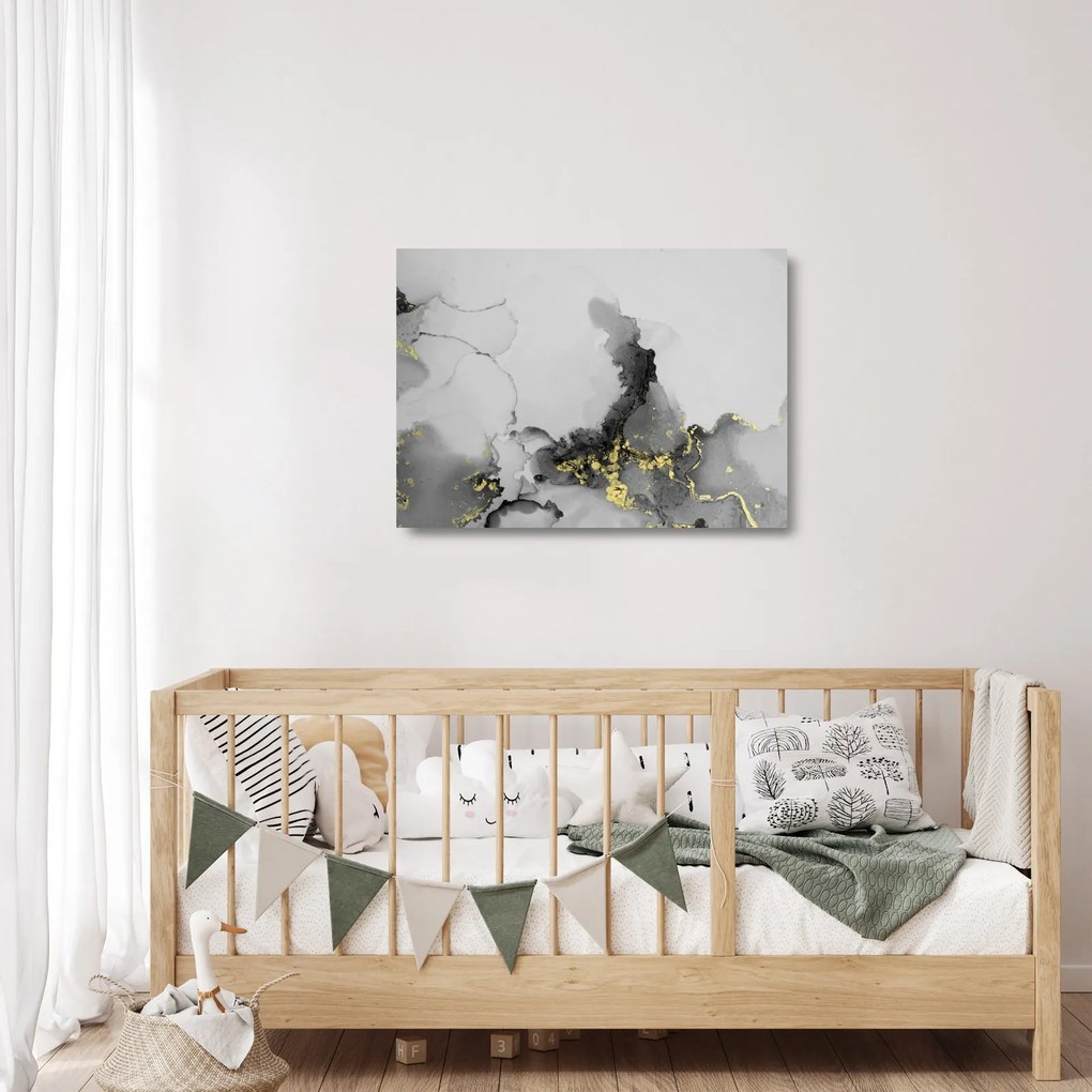 Üveg kép - Tintaművészet (70x50 cm)