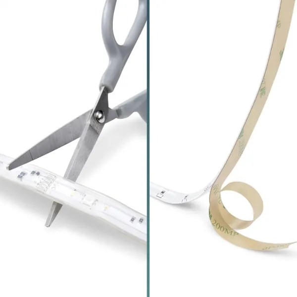 Philips - LED RGB fényerőszabályozható szalag 5m LED/12W/230V + távirányító