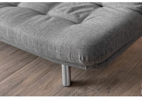 BINA kétszemélyes kinyitható kanapé – világosszürke