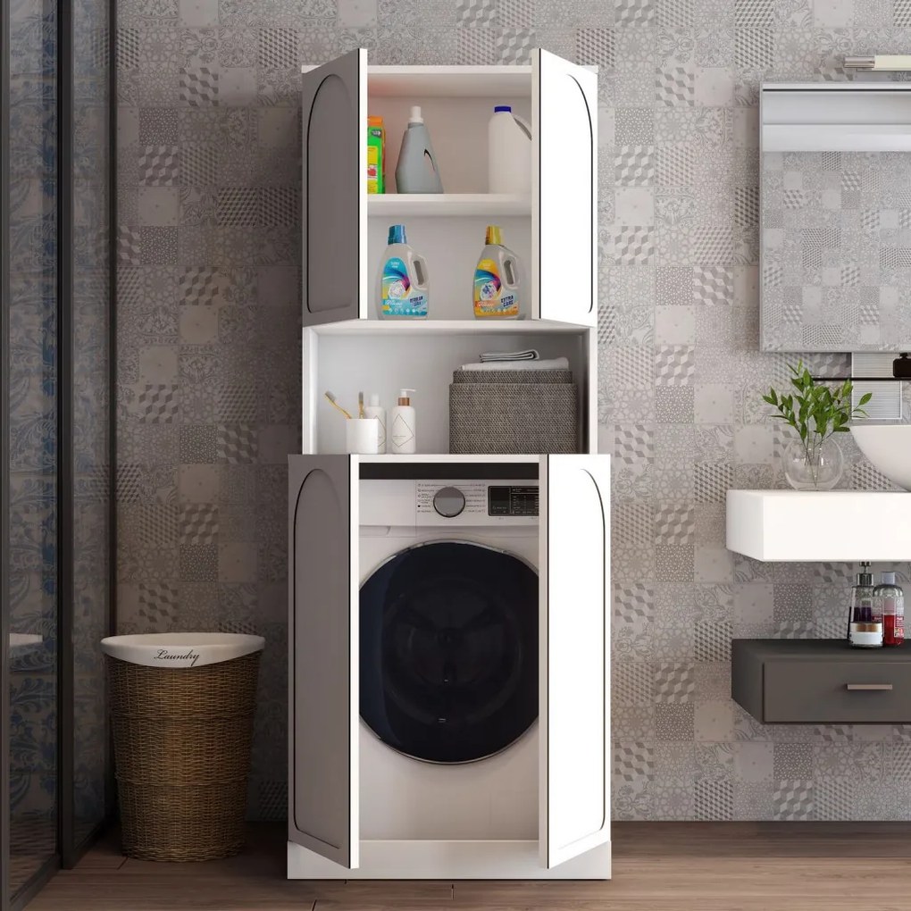 Lyon fürdőszobaszekrény, fehér, 70 cm – TR845HCT4401
