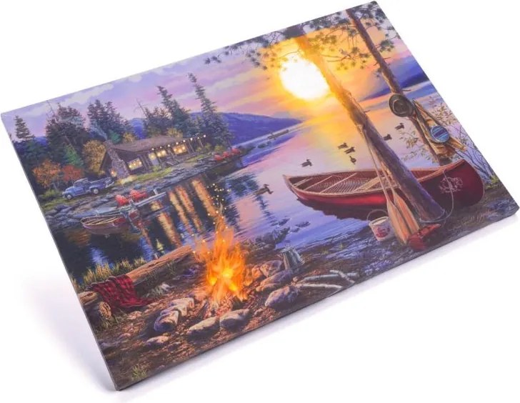 Fali kép Sunset Canada 4 LED 40 x 60 cm