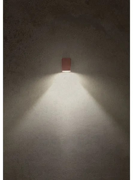 Redo 90528 - BRIO kültéri fali lámpatest LED/6W/230V 3000K IP54 barna