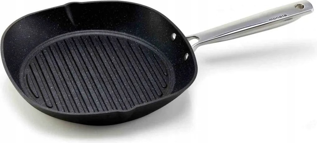 Grillserpenyő Moneta Armonia Négyzet alakú 28 cm indukciós Non Stick
