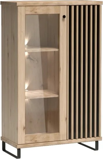 KOMODA-WITRYNA MODERNO C3 DĄB ARTISAN