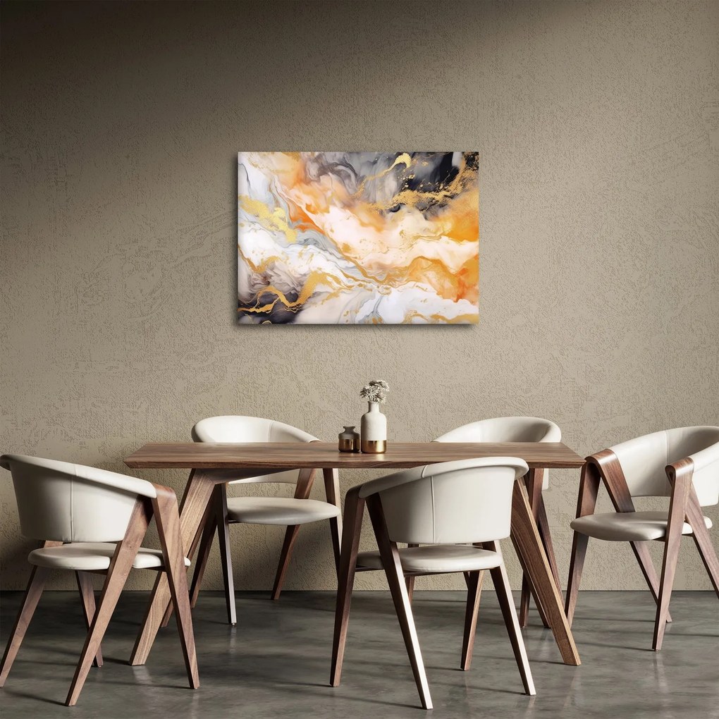 Kép - Márványozott háttér (70x50 cm)