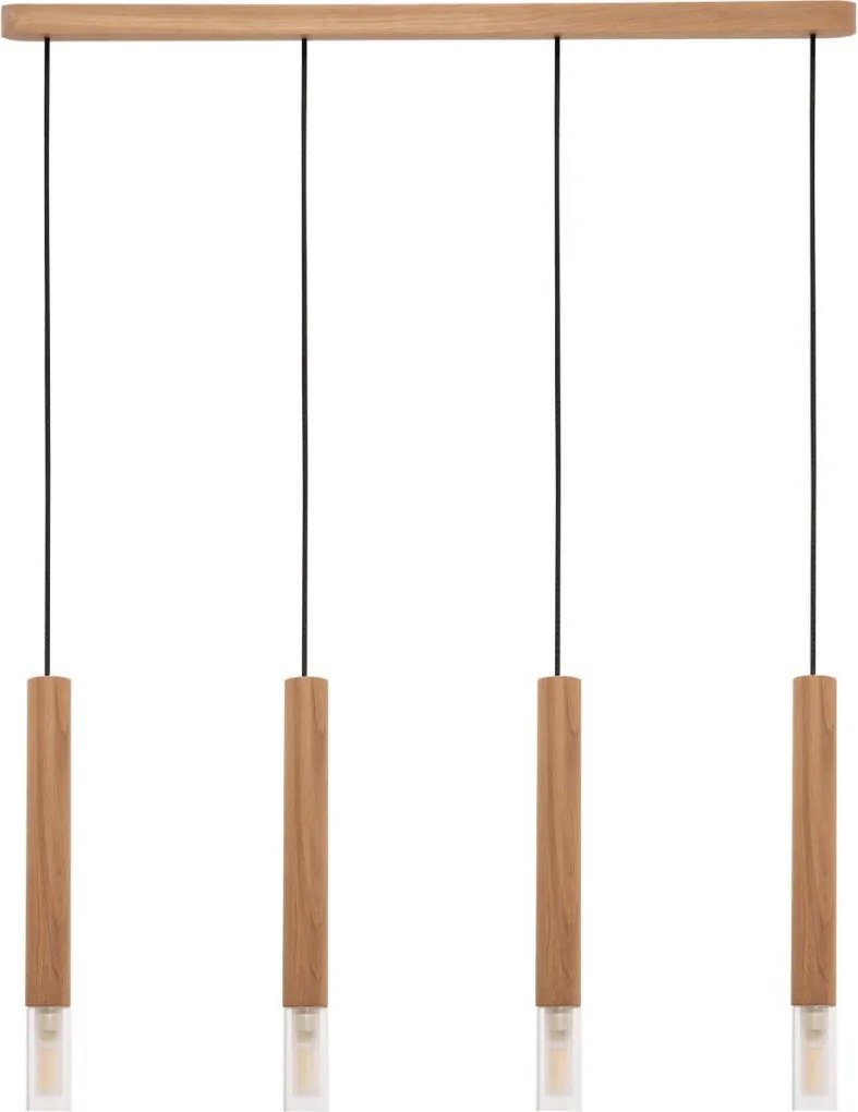 ZUMA LINE 8620403 MADERA Többágú Függesztett Lámpa Faipari G9 IP20