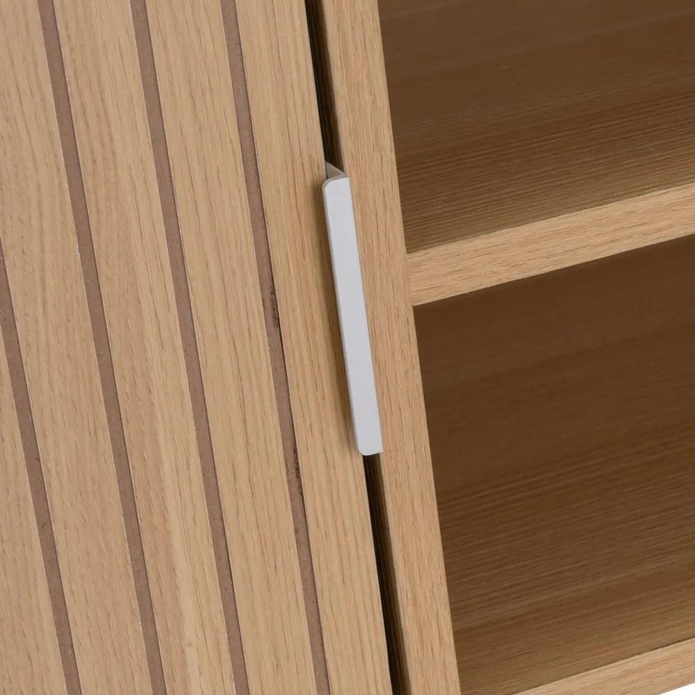 Natúr színű TV-állvány tölgyfa dekorral 120x45x40 cm Mid-Lines – Casa Selección