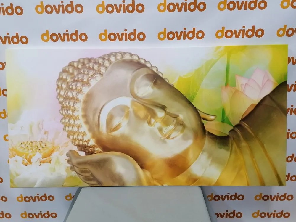 Kép alvó Buddha