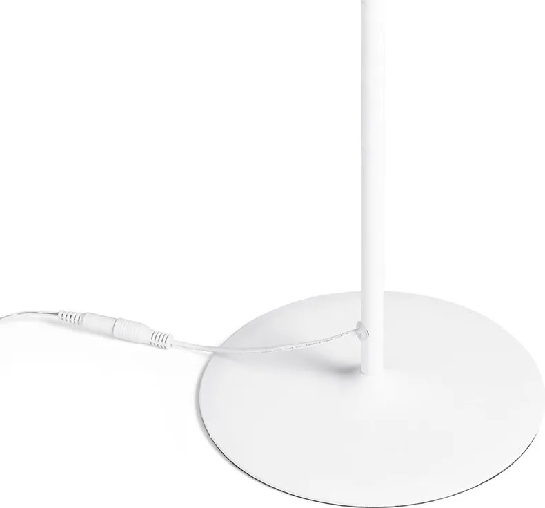 RENDL NOVA II stojanová bílá chrom/mléčný akryl 230V LED 2x3.5W 3000K