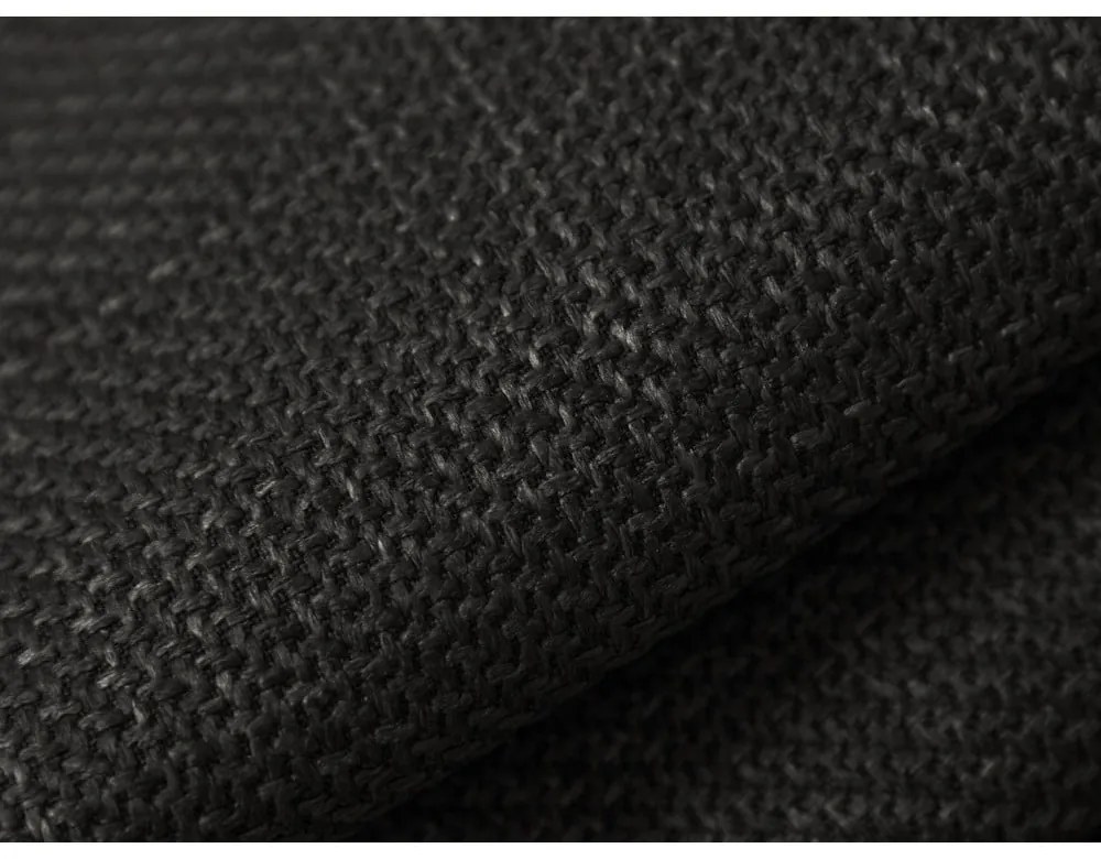 Fekete sarokkanapé (bal oldali-heverő résszel) Kendal – Micadoni