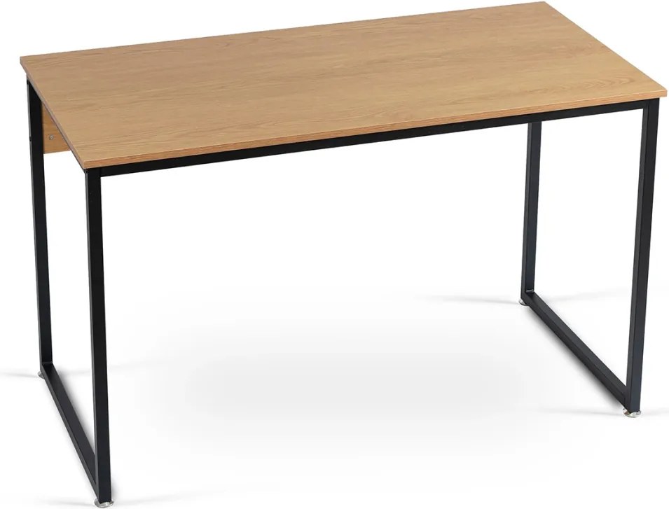 Íróasztal 120 cm méretben, aranytölgy/fekete színben ROSS