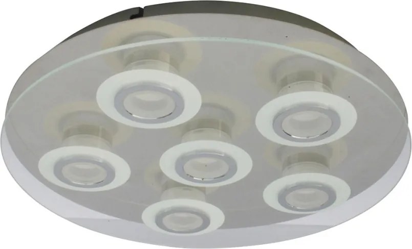 Italux FLAVIO MD14088-06B CH Süllyesztett mennyezeti lámpa 6x5,5W/LED