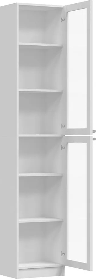 MIX IGA 120 szekrény, 2 tükörrel, 61x120x200 cm, antracit-tölgy