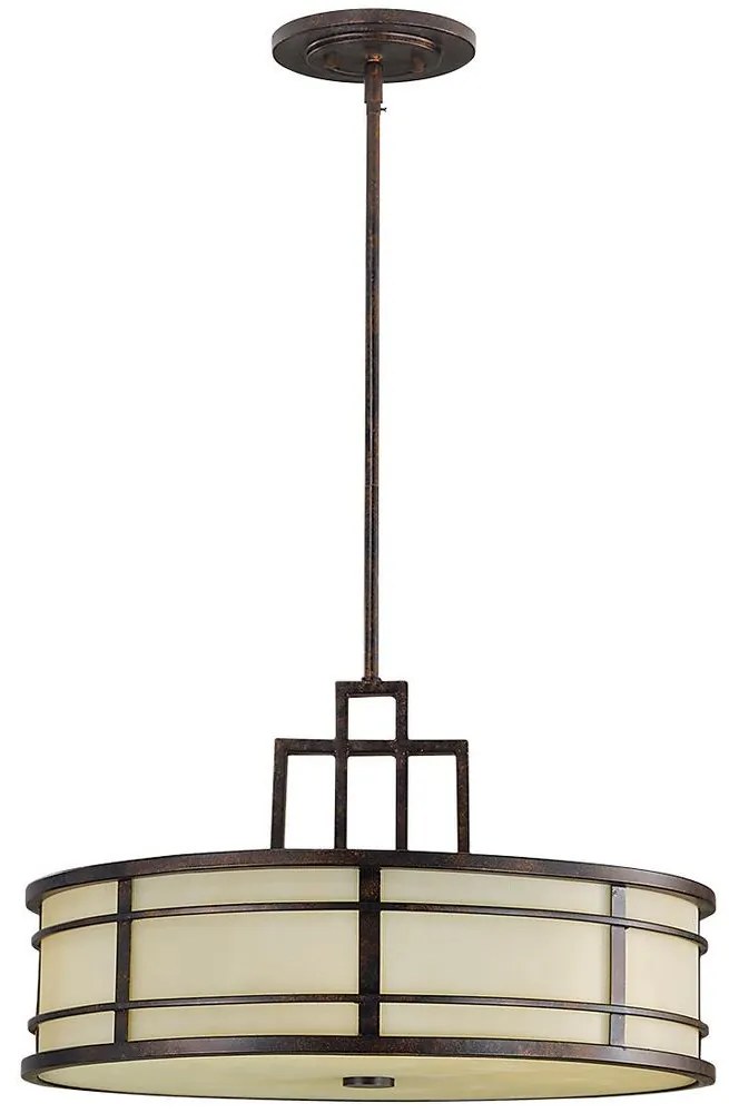 Feiss FE-FUSION-P-L - Csillár rúdon FUSION 3xE27/60W/230V