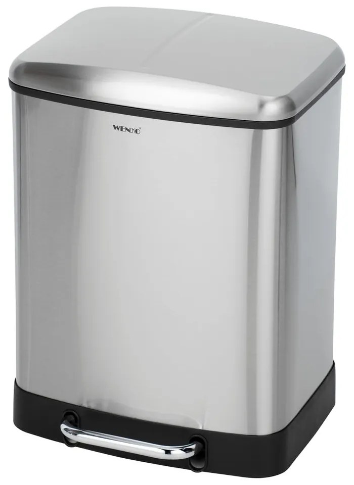 Rozsdamentes acél szelektív szemetes 24 l Studio Duo – Wenko