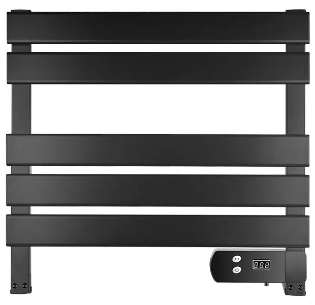 Elektromos törölközőszárító radiátor 150W fekete