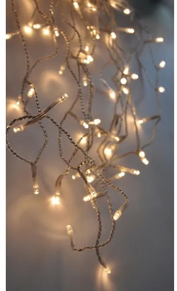 Solight 1V40-WW-1-LED Kültéri karácsonyi függöny 120xLED/8 funkció 9m IP44 meleg fehér