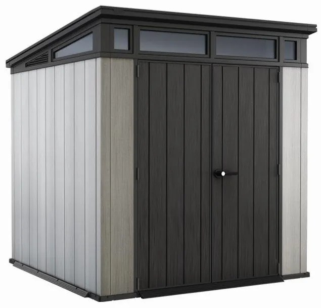 Kerti fészer Keter Artisan 7x7 grafit/szürke, padlóval, 2. osztály