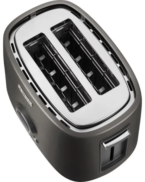 Sencor - Két szeletes kenyérpirító melegítőrácssal 1000W/230V antracit