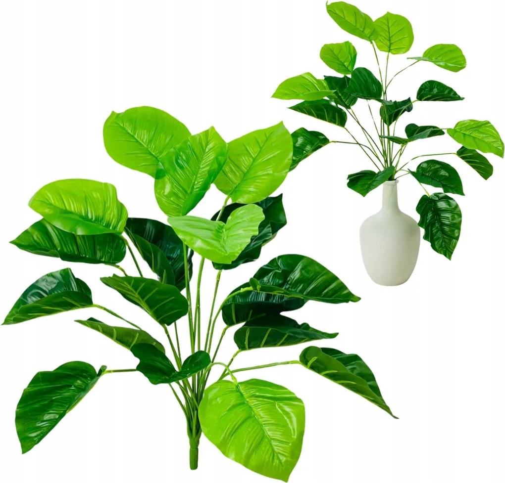 Mű Monstera Nagy Csillag Levél Csokor Monstera Mű Levelek 60cm Fejka