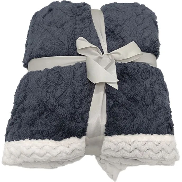 Bárány takaró Island szürke, 150 x 200 cm