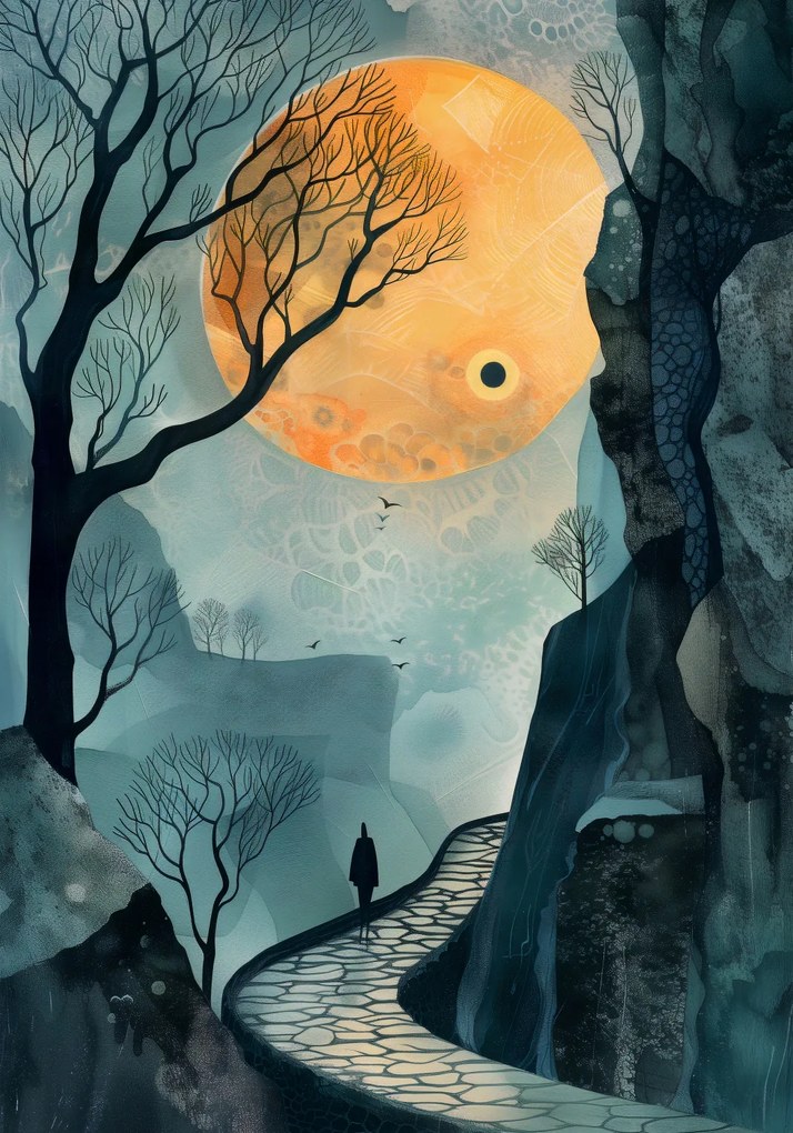 Poszter 70x100cm Az út rejtélye cél nélkül