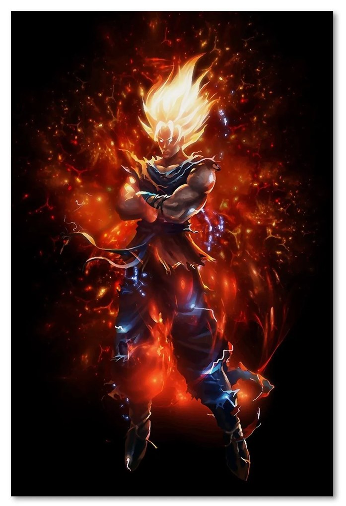 Gario Vászonkép Dragon Ball Son Goku - SyanArt Méret: 60 x 90 cm