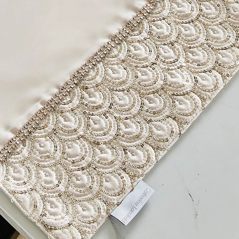 Textil tányéralátét szett 4 db-os 30x46 cm Deco Sequin – Catherine Lansfield