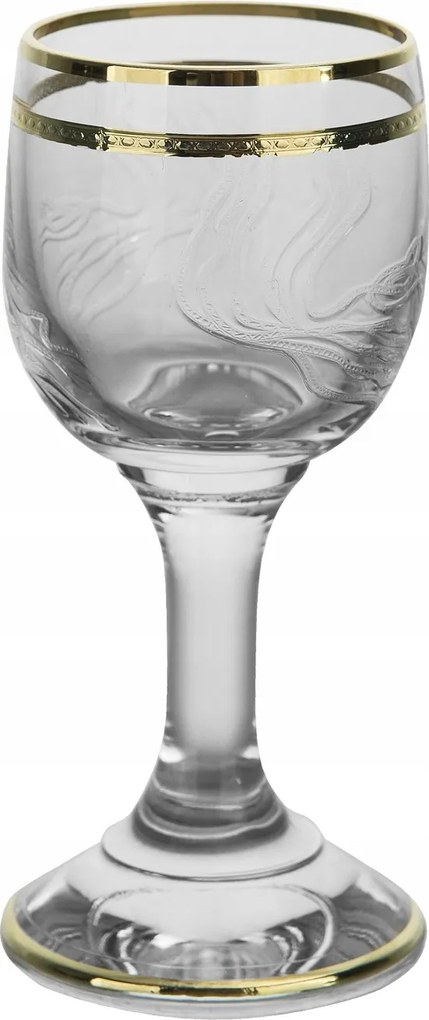 6 db-os vodkás pohár szett 25 ml Queen Eva