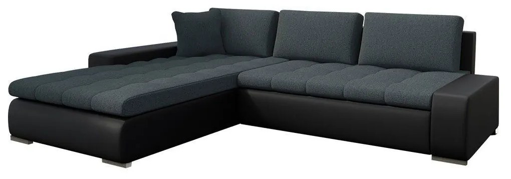 Sarok ülőgarnitúra Hesron (öko-bőr Soft 011 + Lawa 06). 1053590