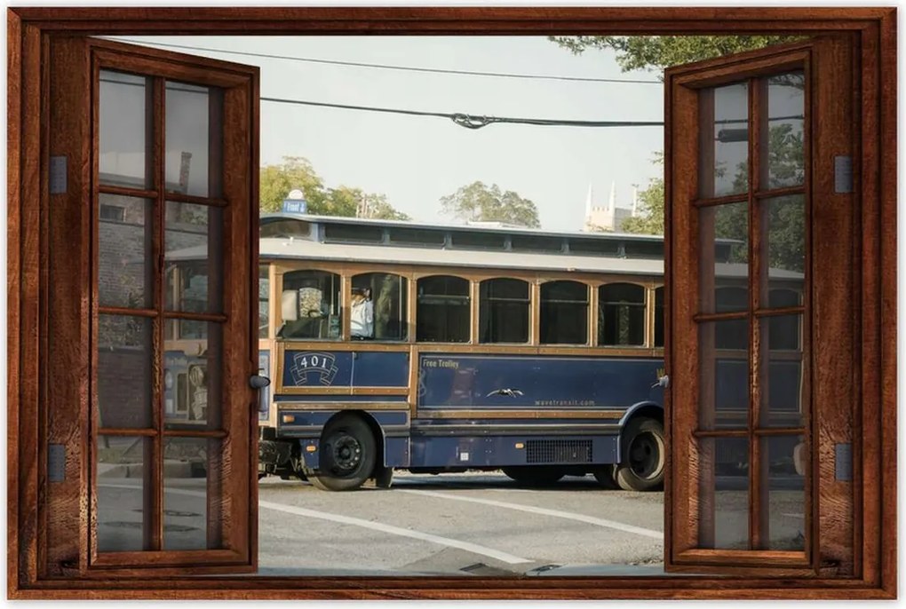 Poszterek 60x40 Antik Trolleybus