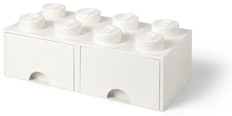 Úložný box 8 s šuplíky, více variant - LEGO szín: fehér