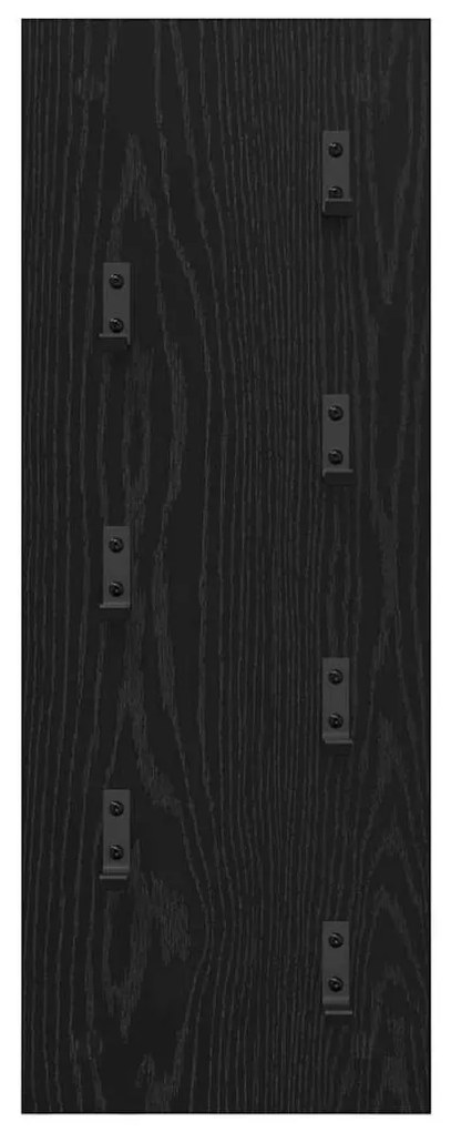 Fali Kabáthorog Musta tammi 30 x 1.5 x 80 cm Faanyag