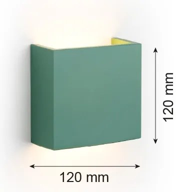 Argon 8362 - LED Fali lámpa GENT LED/3,6W/230V 3000K zöld