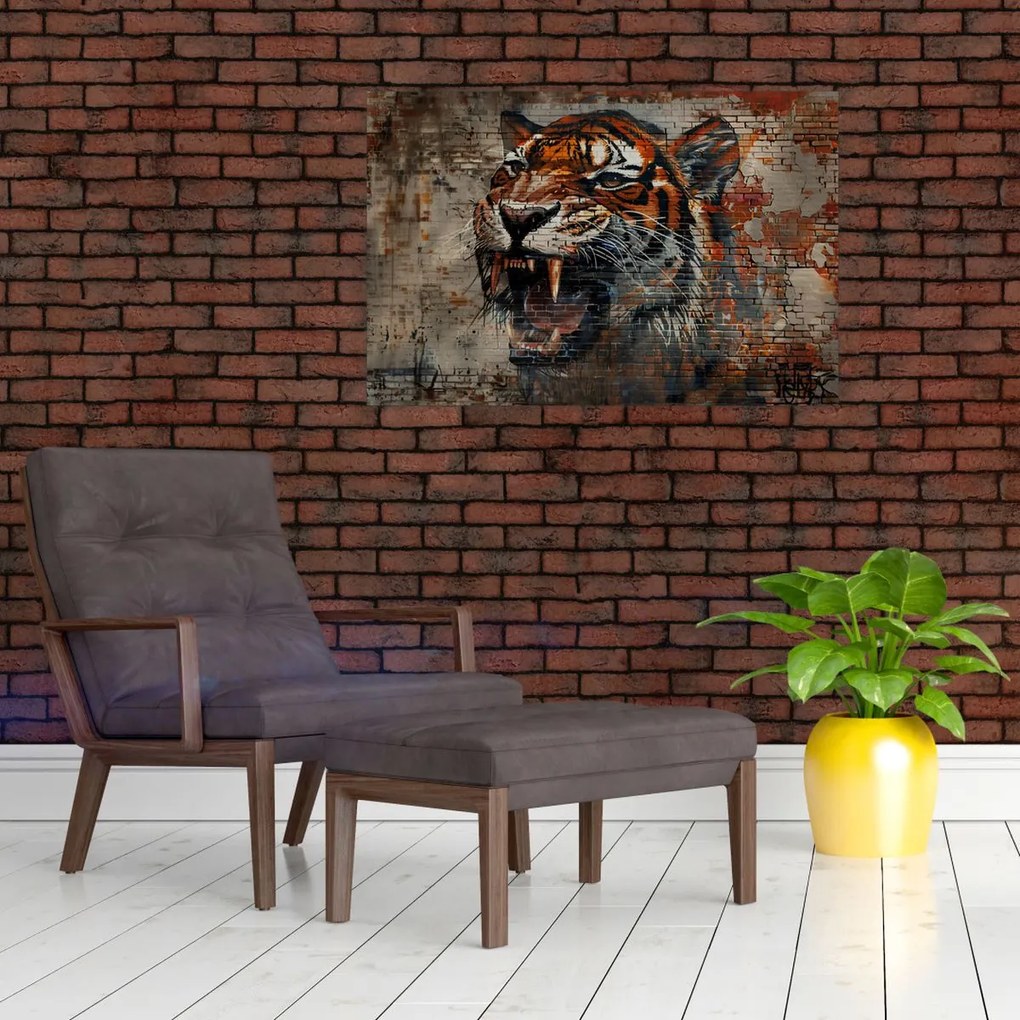 Kép - Téglatigris (90x60 cm)