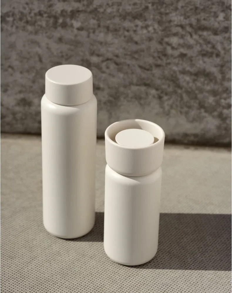 Bézs rozsdamentes acél termobögre 400 ml Singles – Zone