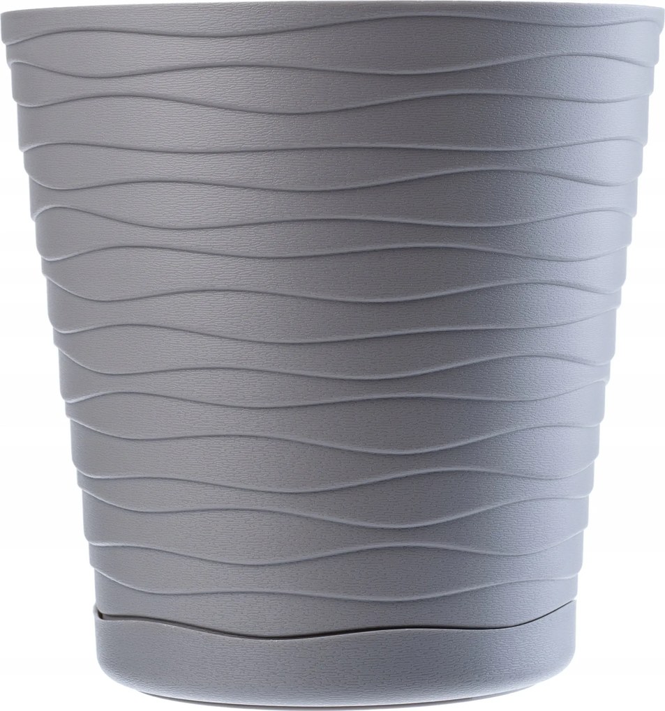 Virágtartó 21 cm Fedő Állvánnyal Virágágyás Műanyag