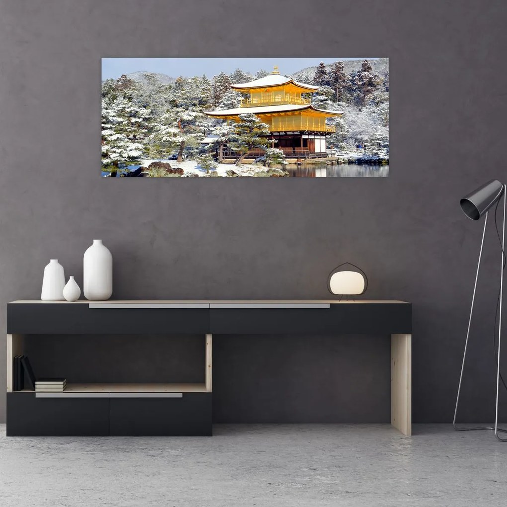 Kép - Kinkakuji, Japán (120x50 cm)